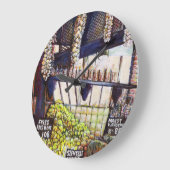 Grande Horloge Ronde Dimensions de curiosité (Angle)