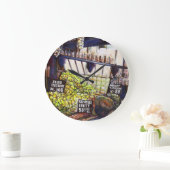 Grande Horloge Ronde Dimensions de curiosité (Maison)