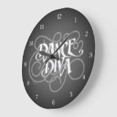 Grande Horloge Ronde Diva de danse (Angle)