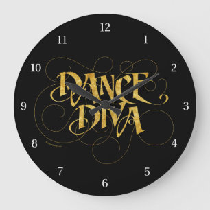 Grande Horloge Ronde Diva de danse