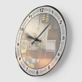 Grande Horloge Ronde Doctor - Optométriste - Ophtalmologistes exam room (Angle)