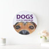 Grande Horloge Ronde Dogs for the Disabled Wall Clock (Maison)