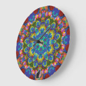 Grande Horloge Ronde Doily Kaleidoscope (Angle)
