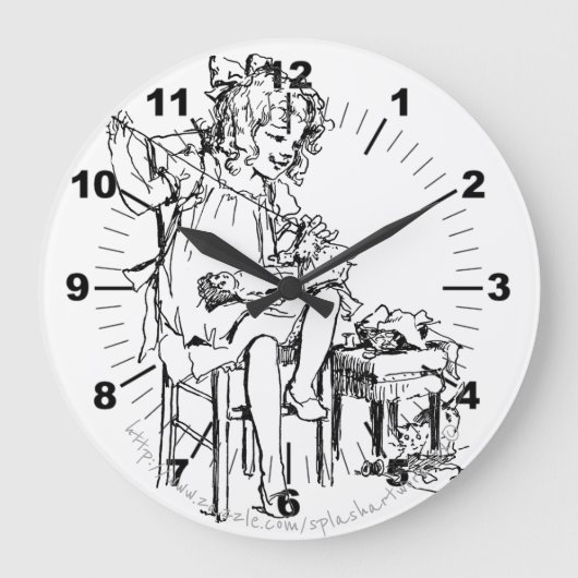Grande Horloge Ronde "Doll Maker" (Recto)