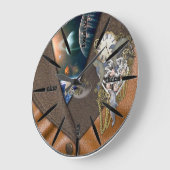 Grande Horloge Ronde Dolphin time on leather (Angle)