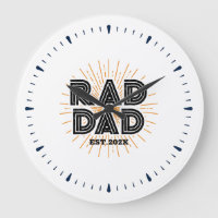 Don de Rad Papa Kid au père Typographie blanche