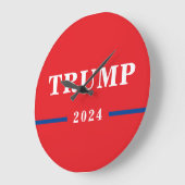 Grande Horloge Ronde Donald Trump 2024 (Angle)
