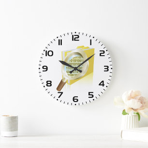 Grande Horloge Ronde Données binaires