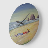 GRANDE HORLOGE RONDE DONNEZ-VOUS À LA MER, LE CIEL (Angle)