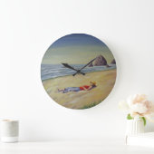 GRANDE HORLOGE RONDE DONNEZ-VOUS À LA MER, LE CIEL (Maison)