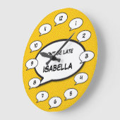 GRANDE HORLOGE RONDE DON'T BE LATE (Angle)