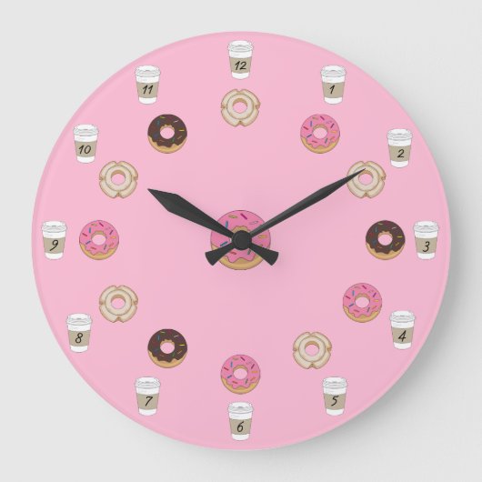 Grande Horloge Ronde Donuts et coffee diner (Recto)