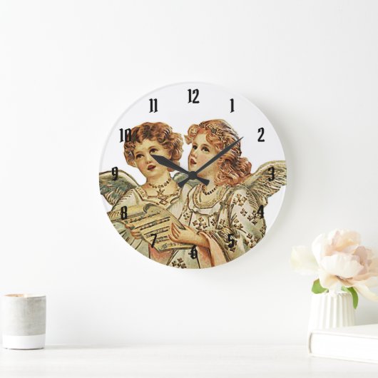 Grande Horloge Ronde Double Beauthful Angels (Maison)