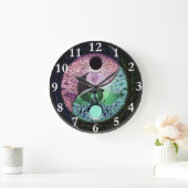 Grande Horloge Ronde Double Yin Yang Tree of Life (Maison)