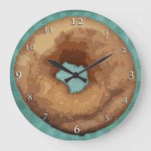 Grande Horloge Ronde Doughnut Clock: plain or personalized