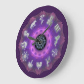 Grande Horloge Ronde Douze tribus (Angle)