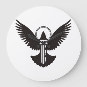 Grande Horloge Ronde Dove avec clé