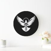 Grande Horloge Ronde Dove avec clé (Maison)