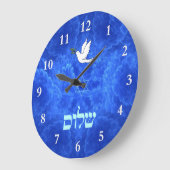 Grande Horloge Ronde Dove - Shalom Fractal (Angle)