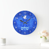 Grande Horloge Ronde Dove - Shalom Fractal (Maison)