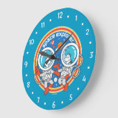 Grande Horloge Ronde Dr Seuss | Cadet Un Cadet Deux Espace Explorer (Angle)