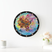 GRANDE HORLOGE RONDE DRAGON DE MER (Maison)