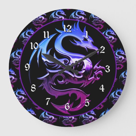 Grande Horloge Ronde Dragon de Purple (Recto)