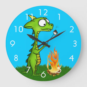 Grande Horloge Ronde Dragon fire