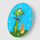Grande Horloge Ronde Dragon fire (Angle)