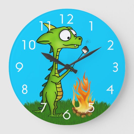 Grande Horloge Ronde Dragon fire (Recto)