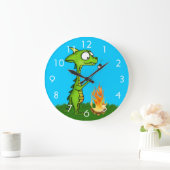 Grande Horloge Ronde Dragon fire (Maison)