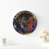 Grande Horloge Ronde Dragon volant (Maison)