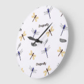 Grande Horloge Ronde Dragonfly pattern (Angle)