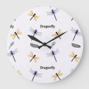 Grande Horloge Ronde Dragonfly pattern