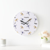 Grande Horloge Ronde Dragonfly pattern (Maison)