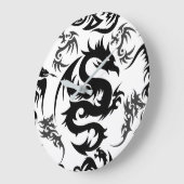 Grande Horloge Ronde Dragons outline pattern 05.b.DOLP01 (Angle)