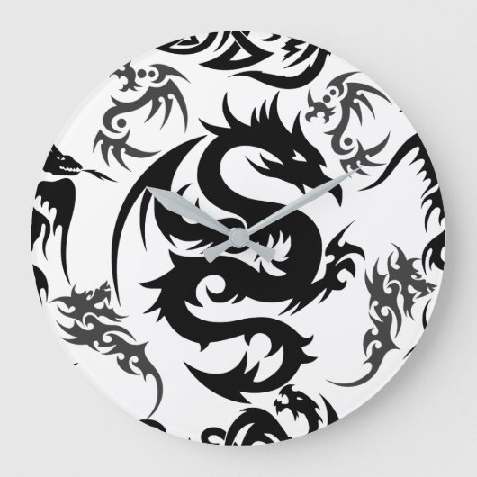 Grande Horloge Ronde Dragons outline pattern 05.b.DOLP01 (Recto)