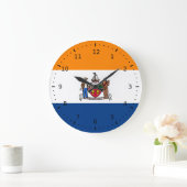 Grande Horloge Ronde Drapeau d'Albany, New York (Maison)