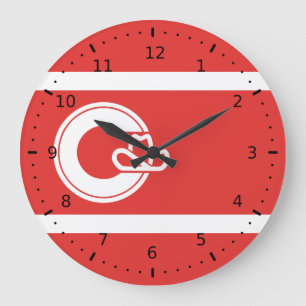 Grande Horloge Ronde Drapeau de Calgary, Alberta