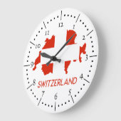 Grande Horloge Ronde Drapeau national suisse (Angle)