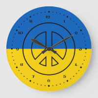 drapeau ukrainien signe de paix