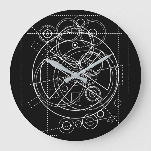 Grande Horloge Ronde Drawing d'Antikythera (Recto)