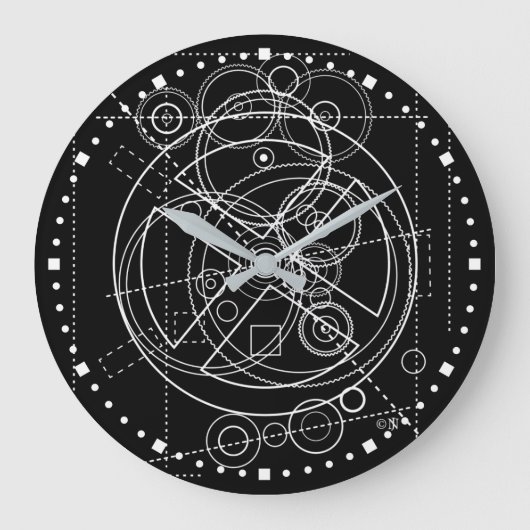 Grande Horloge Ronde Drawing d'Antikythera (Recto)
