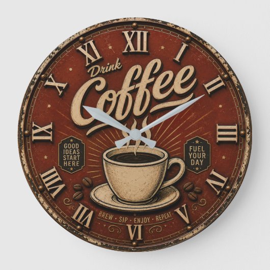 Grande Horloge Ronde Drink Coffee (Recto)