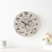 Grande Horloge Ronde Drinks Acrylic Clock (Maison)