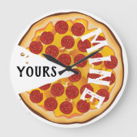 Drôle pizza pepperoni mignonne