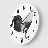 Grande Horloge Ronde Duckwing Gamecock (Angle)