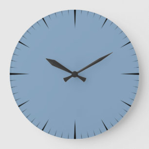 Grande Horloge Ronde Dusty Blue solid