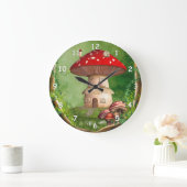 Grande Horloge Ronde Dwar Land Round Wall Clock (Maison)