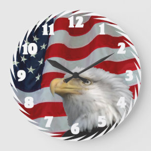 GRANDE HORLOGE RONDE EAGLE-CLOCK CHAUVE